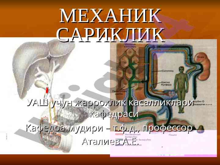 Mekhanik sariklik turlari va sabablari