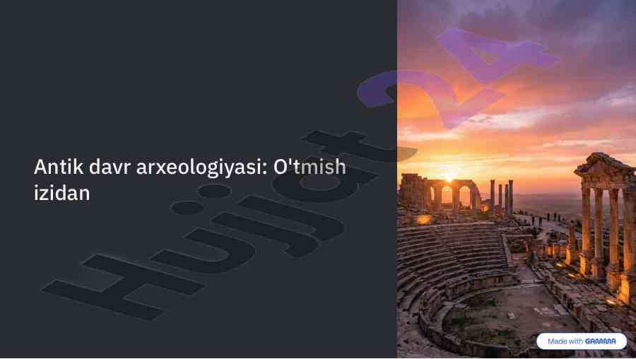 Antik davr arxeologiyasi