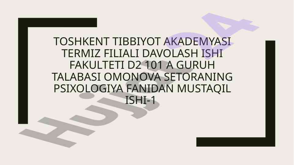Psixologiya maktablari va psixologiyaga kirish