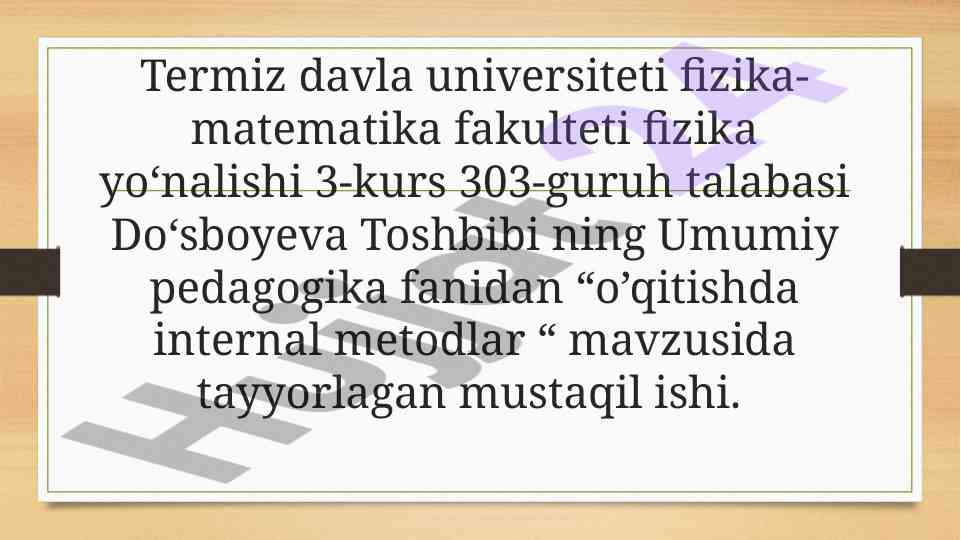 Interfaol metodlar o‘qitishda ta’limning ahamiyati