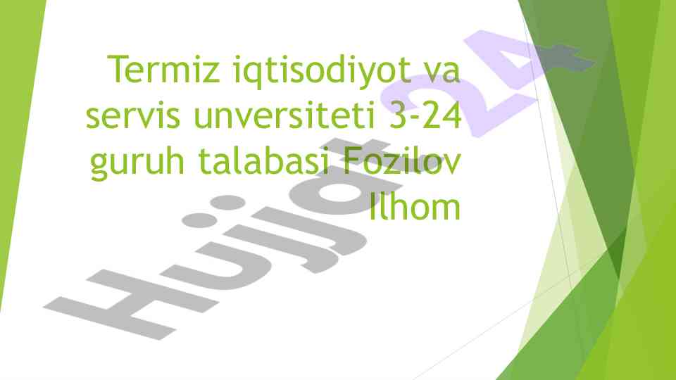 Animatsiya yaratish asoslari va turlari