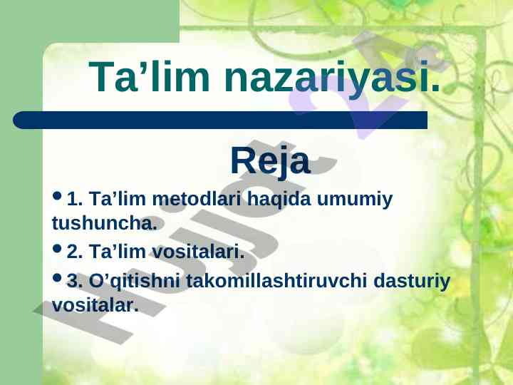 Kapsulalar va ularning ahamiyati