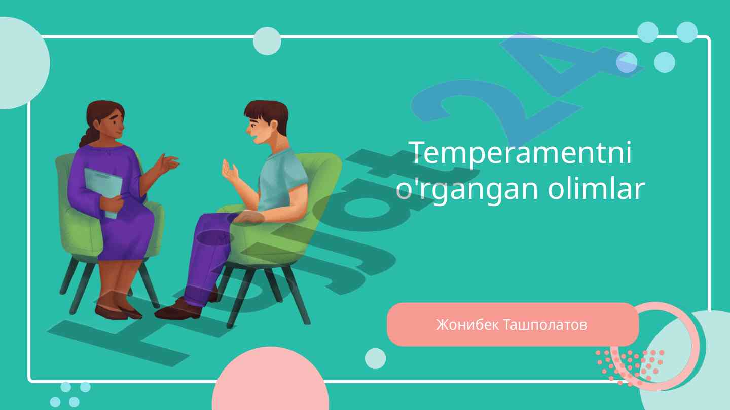 Temperament turlari va ularning ta'rifi