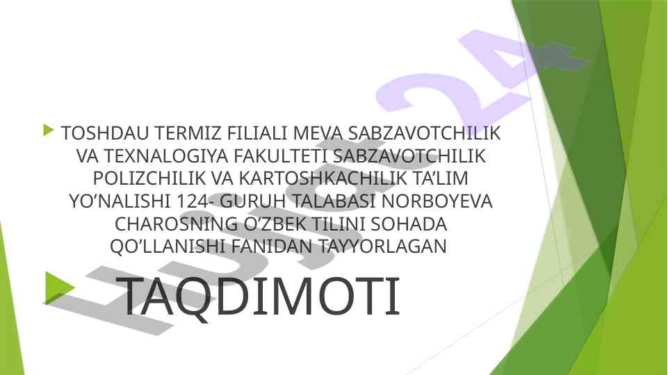 Gap va uning turlari taqdimoti