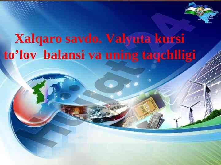Xalqaro savdo va valyuta kursi tahlili