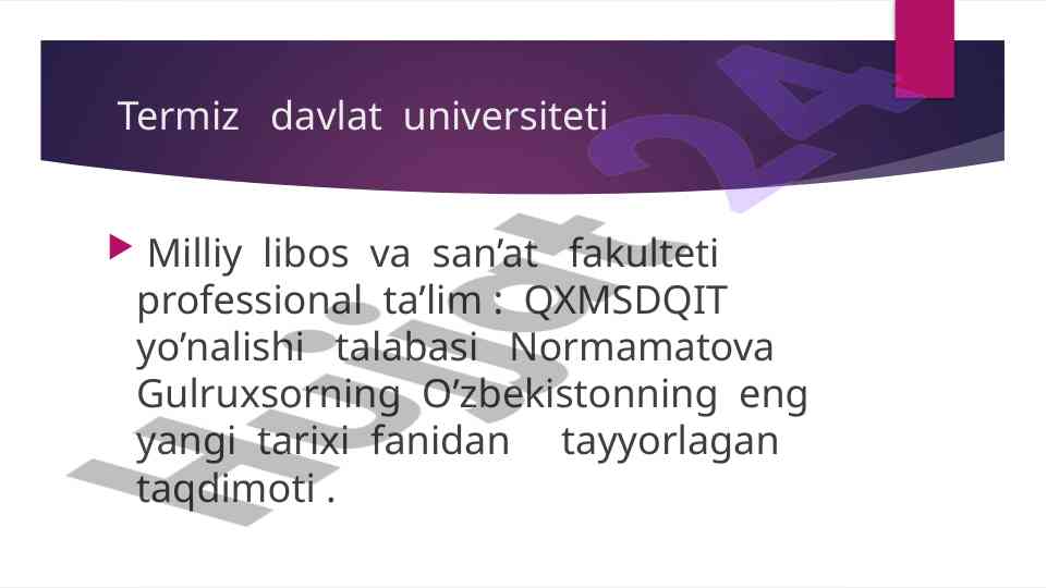 O‘zbekistonda demokratik fuqarolik jamiyati asoslari