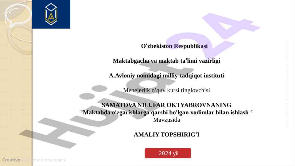 Maktabda o'zgarishlarga qarshi xodimlar bilan ishlash
