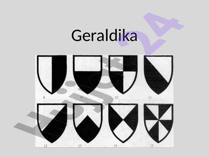Geraldika tarixi va asosiy qoidalar