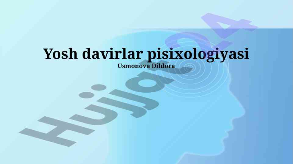 Uyqu buzilishi psixologiyasi va uning ta'siri