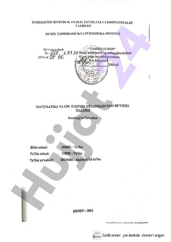 Camscanner asbobi bilan izohli skanerlash