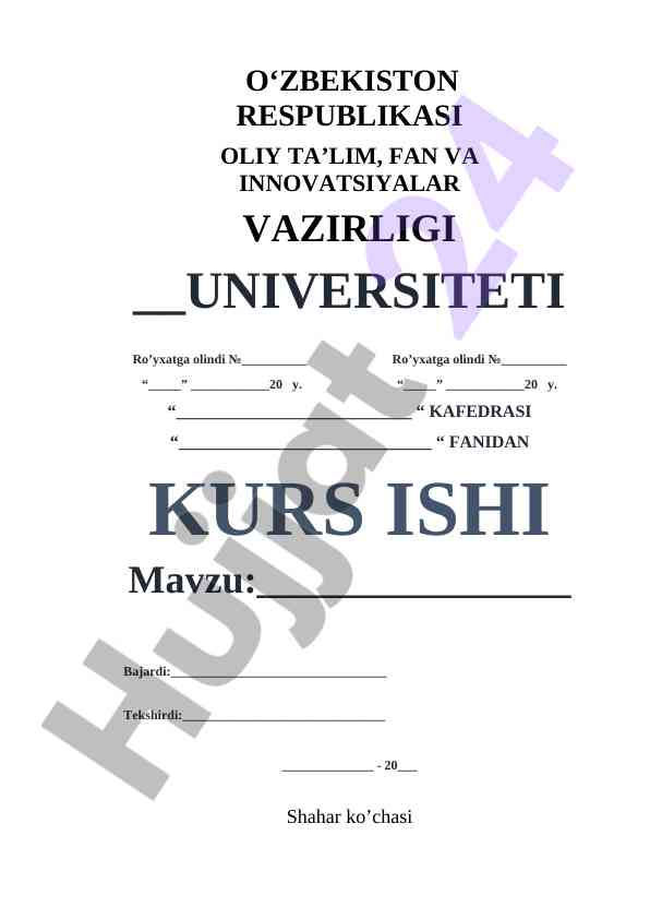 Yangi O‘zbekiston Infratuzilmasini Rivojlantirish