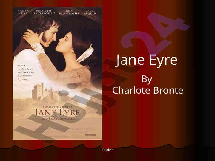 Jane eyre: charлot brontening asari va tarixi