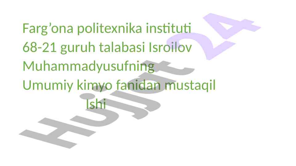 Eruvchanlik moddalarining termodinamik barqarorligi