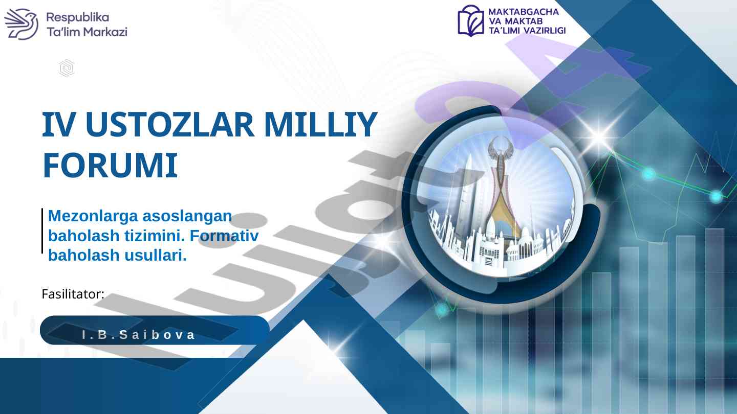 Mezonlarga asoslangan baholash tizimi
