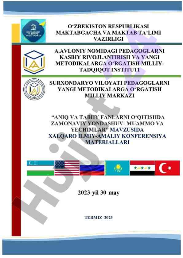 Innovatsion metodlar bilan xalqaro taʼlim tizimi
