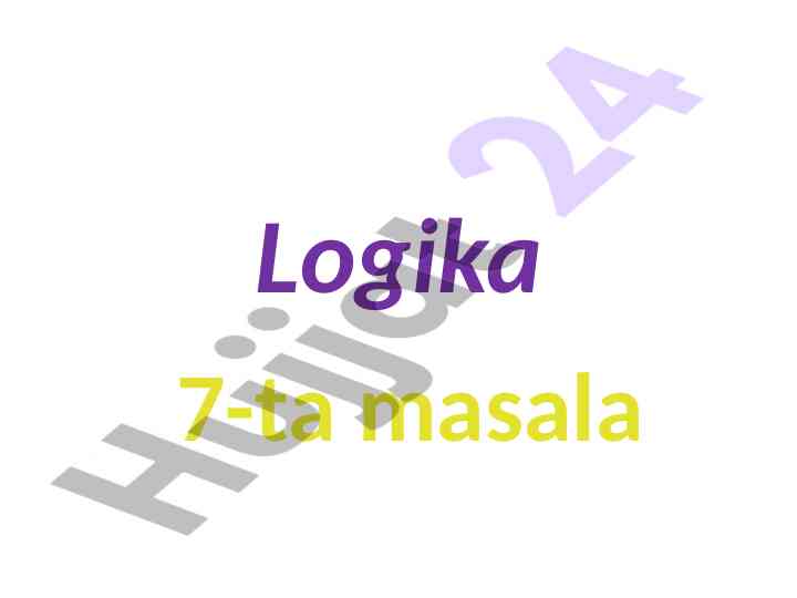 Matematik masalalar bilan o‘qish