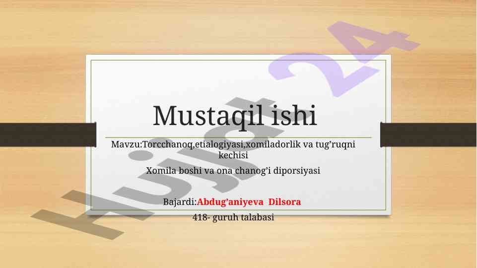 Torcchanoq, etiologiyasi va tug’ruqni kechishi