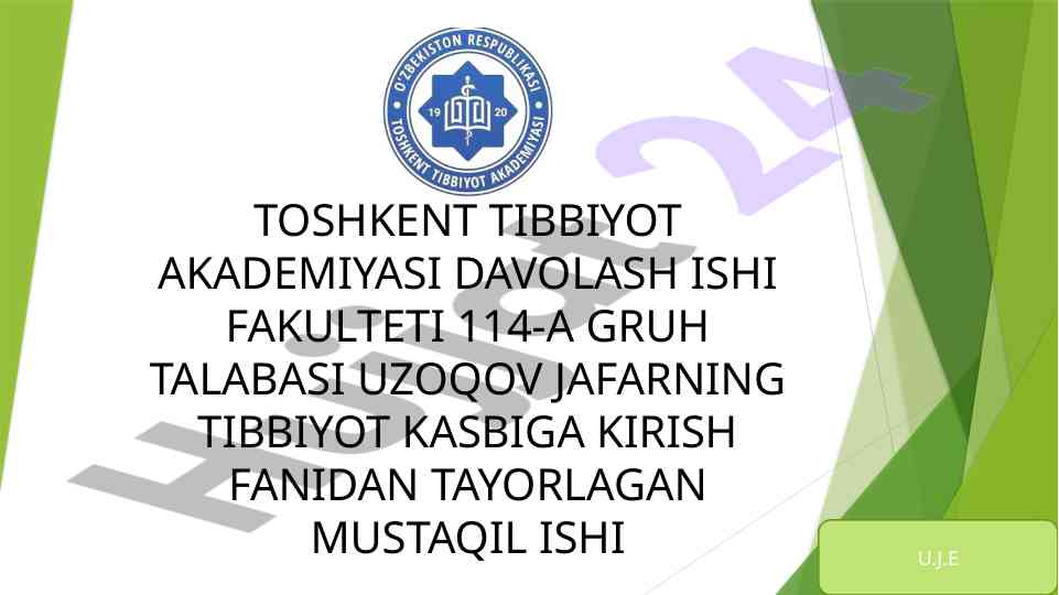 Hozirgi zamonda yatrogeniya muammolari tahlili