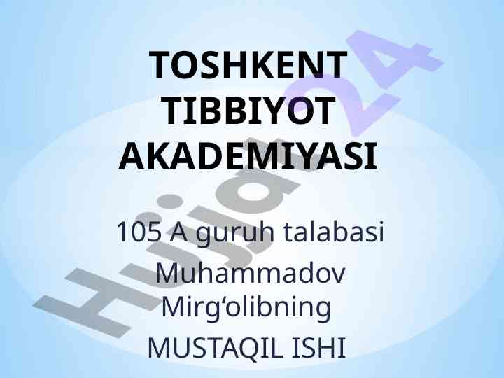 Viruslarga qarshi dori vositalarining ta'sir mexanizmi