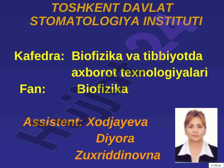 O'lchash usullari biofizikada qon bosimi