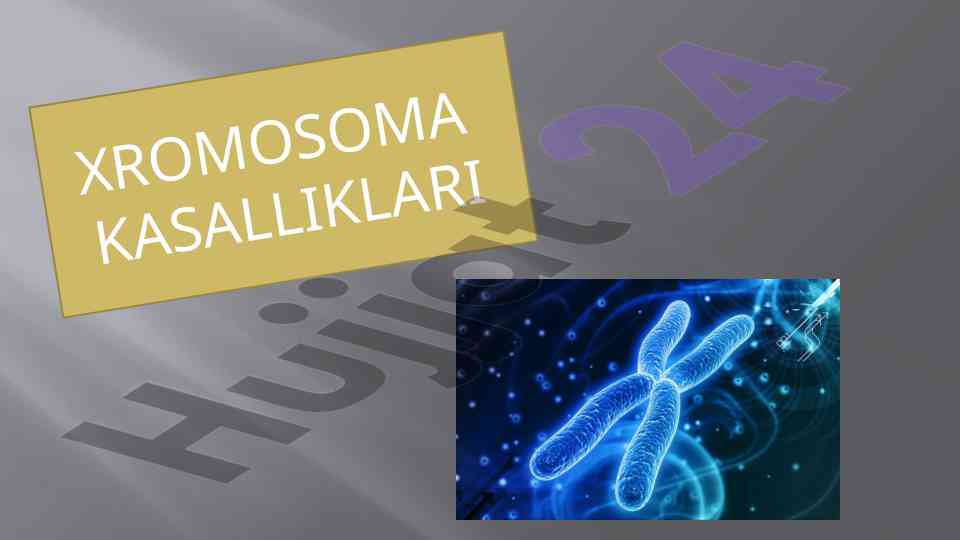 Xromosoma kasalliklari va ularning ta'siri