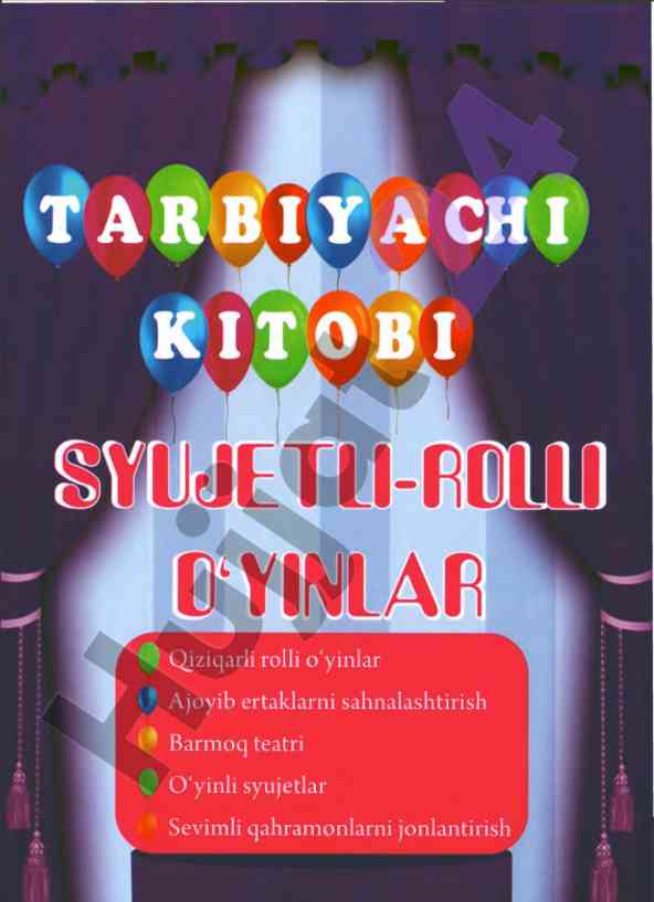 Syujetli-rolli o'yinlar va sahnalashtirish amaliy qo'llanma
