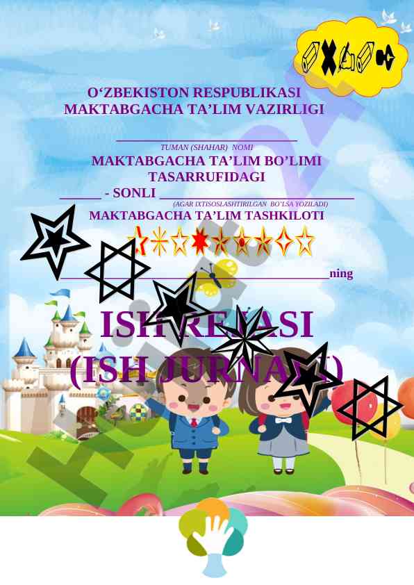 Maktabgacha ta’lim tashkilotida psixologning ish rejasi