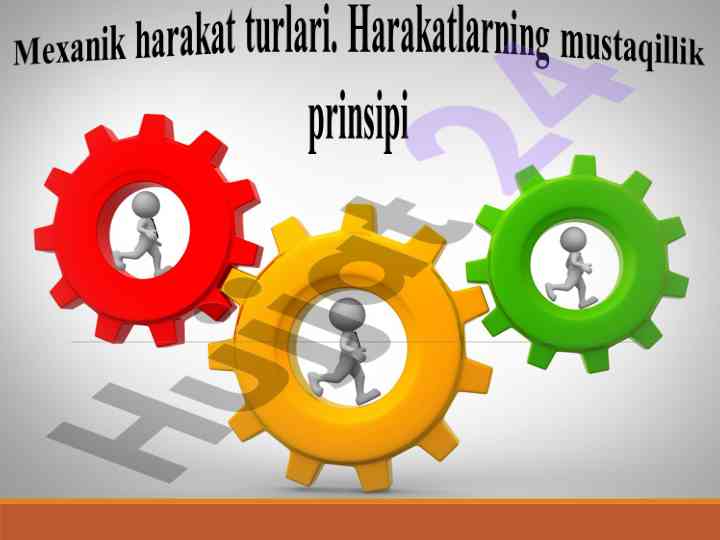 Mexanik harakatlarning turlari va formulalari