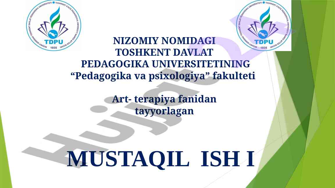 Art-terapiyaning asosiy usullari va texnikalari