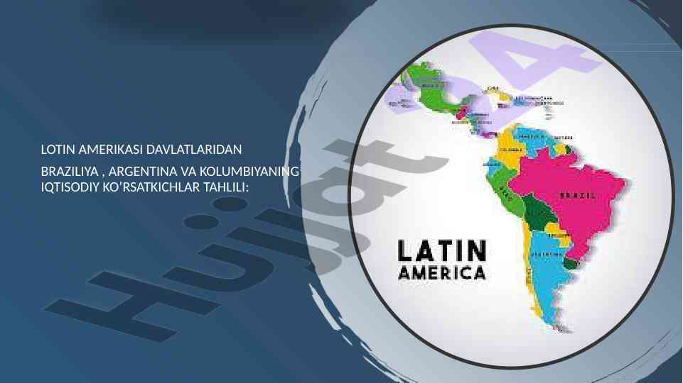 Braziliya iqtisodiy ko'rsatkichlar tahlili