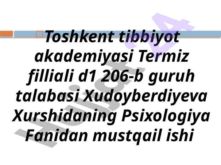 Psixologiya fanida muloqatning psixologik xususiyatlari