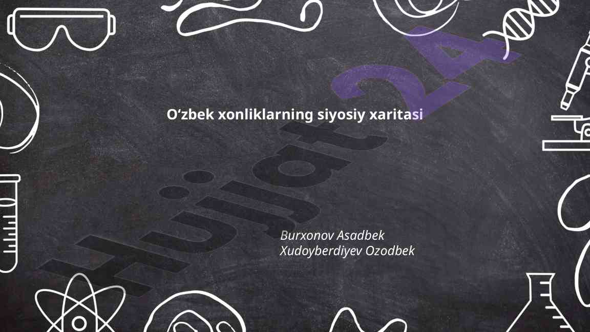O'zbek xonliklarining siyosiy xaritasini tahlil qilish