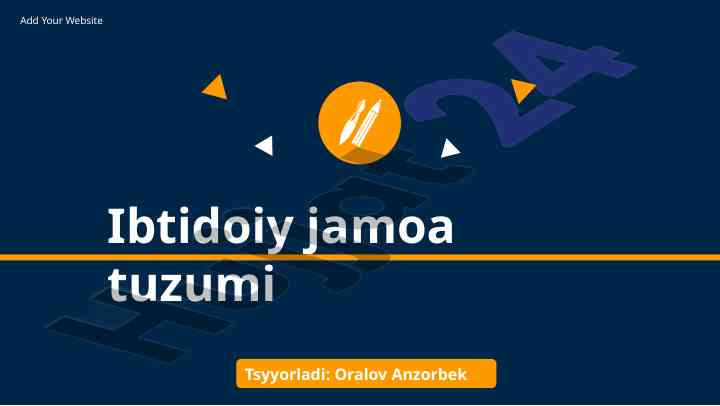Ibtidoiy jamoa tizimi tarixi va xususiyatlari