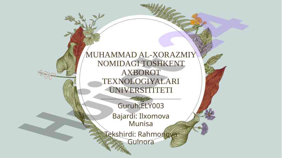 Atrof-muhit monitoringining maqsad va vazifalari