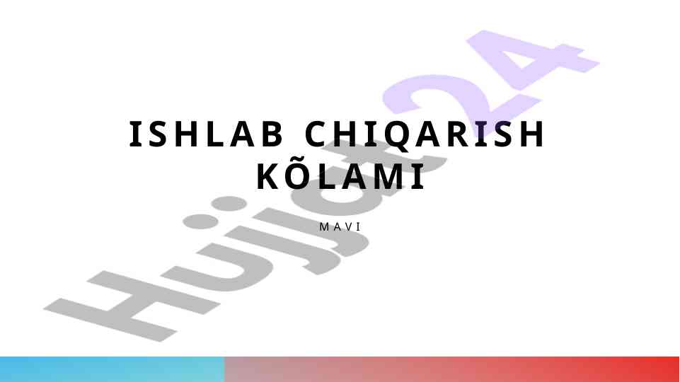 Ishlab chiqarish kölami tushunchasi va ahamiyati
