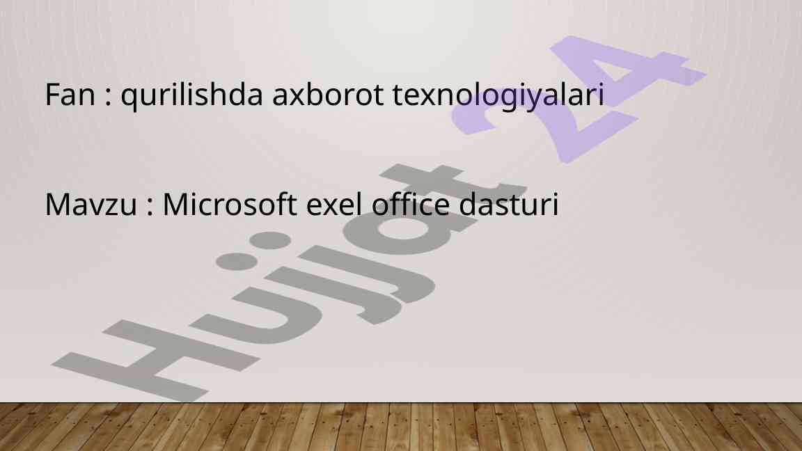 Microsoft excel dasturining kuchli afzalliklari