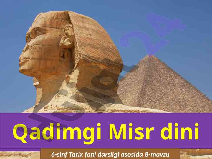 Qadimgi misr dinining ahmiyati va xudolari
