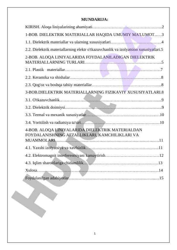 Dielektrik materiallar va ularning xususiyatlari