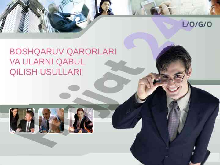Boshqaruv qarorlari va ularnini qabul qilish usullari