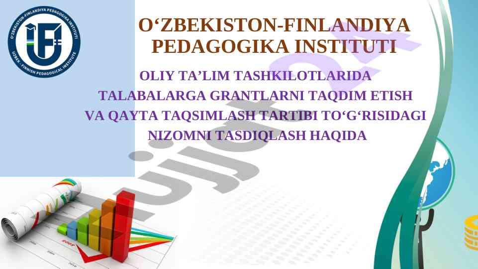 Oliy ta'lim tashkilotlarida grantlarni taqdim etish qoidalari