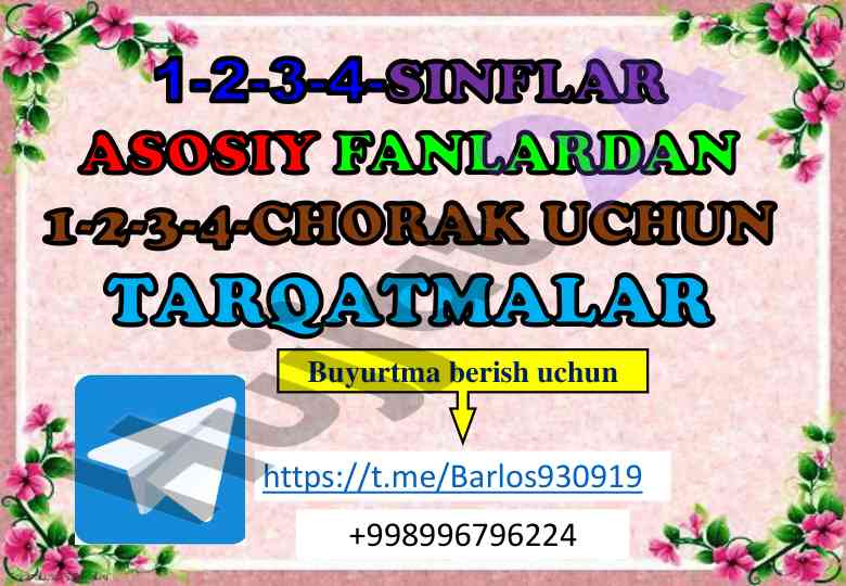 Munosib farzand tug‘risida bilimlar jamlanmasi