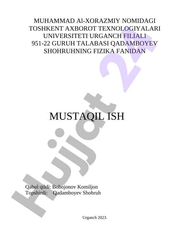 Yorug'lik energiya va bosim hisoblash metodlari