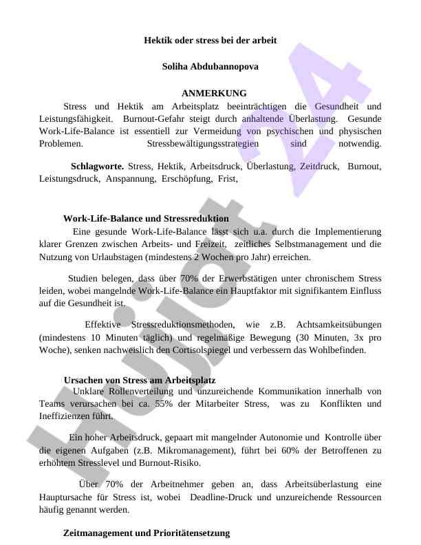 Stress und hektik am arbeitsplatz: auswirkungen und strategien