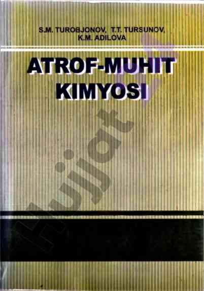 Atrof-muhit kimyosi o‘quv qo‘llanmasi 2012
