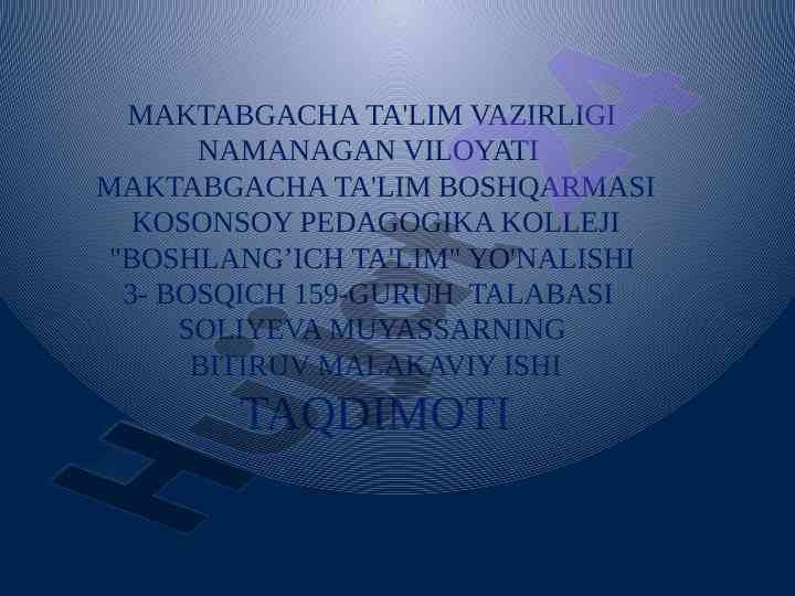 Bolalar jamoasini shakllantirish yo'llari va vositalari