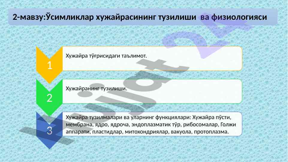 Hujayra nazariyasi va uning tarixi