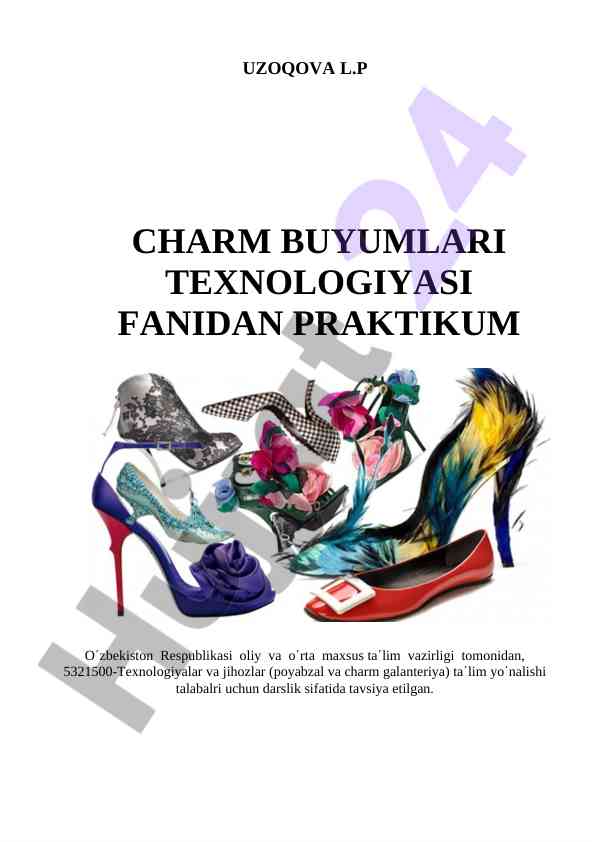 Charm buyumlari texnologiyasi fanidan praktikum