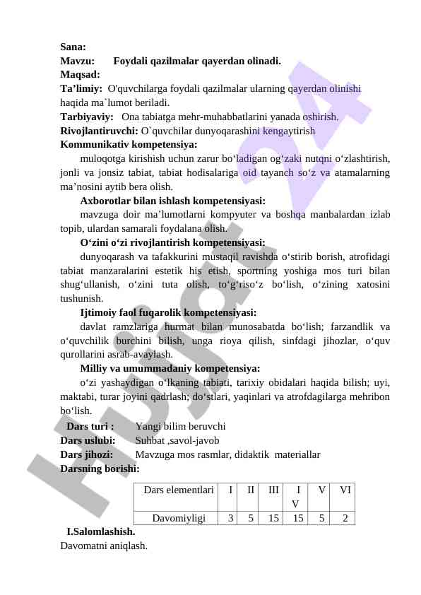 Foydali qazilmalar qayerdan olinadi savollar va javoblar