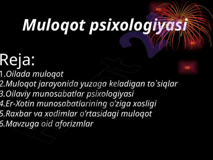 Muloqot psixologiyasi va madaniyati