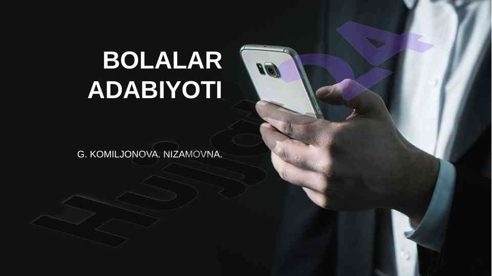 Chet el bolalar adabiyoti: tarix va tamoyillar